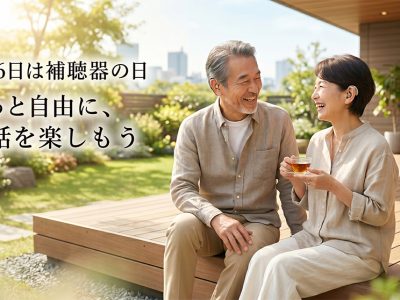 6月6日は補聴器の日。もっと自由に、会話を楽しもう。